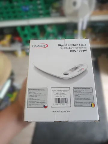 Hauser DKS-1064W digitális konyhai mérleg